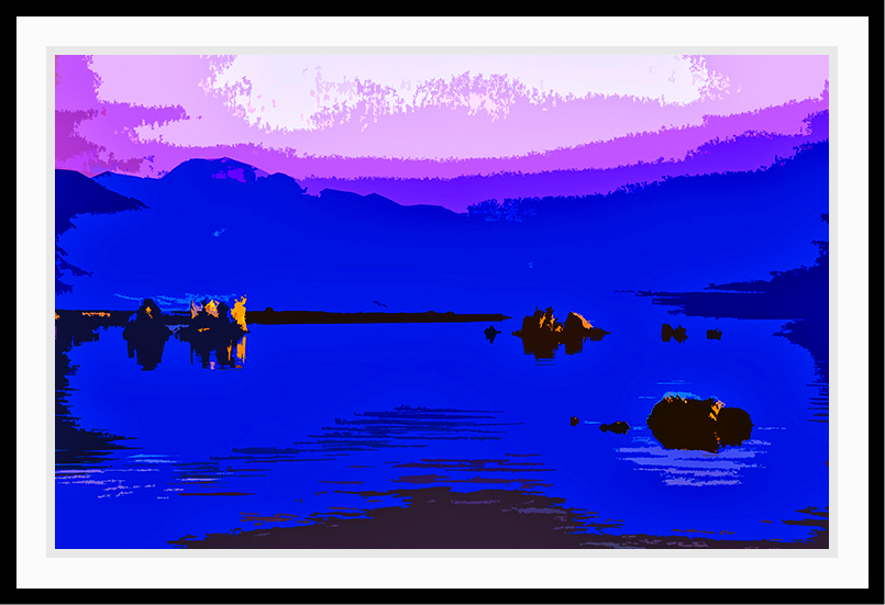 A creative look at Mono Lake.